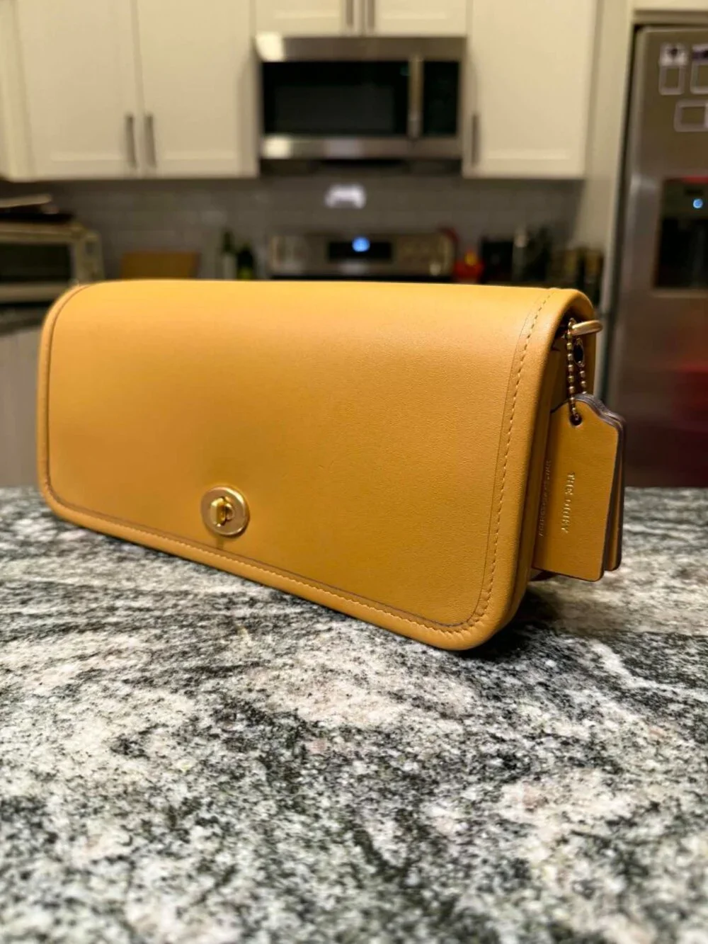 Coach Dinky Re-Edition Honey Brown - Like New